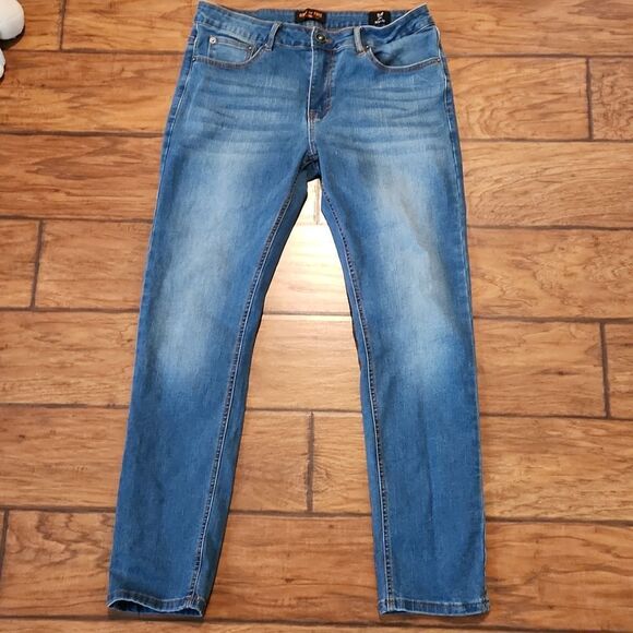 Ring of Fire Slim W33 L30 blue denim jeans - Picture 1 of 7